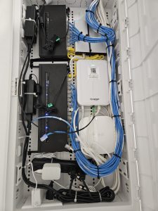 structured wiring panel