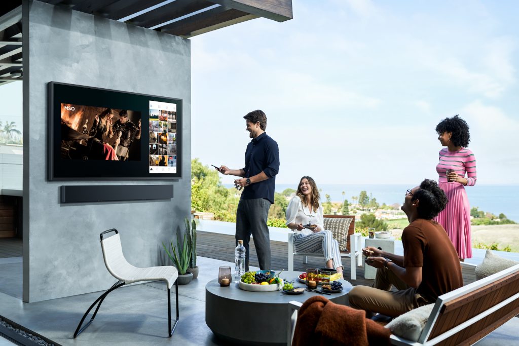 The Terrace Saamsung Outdoor TV